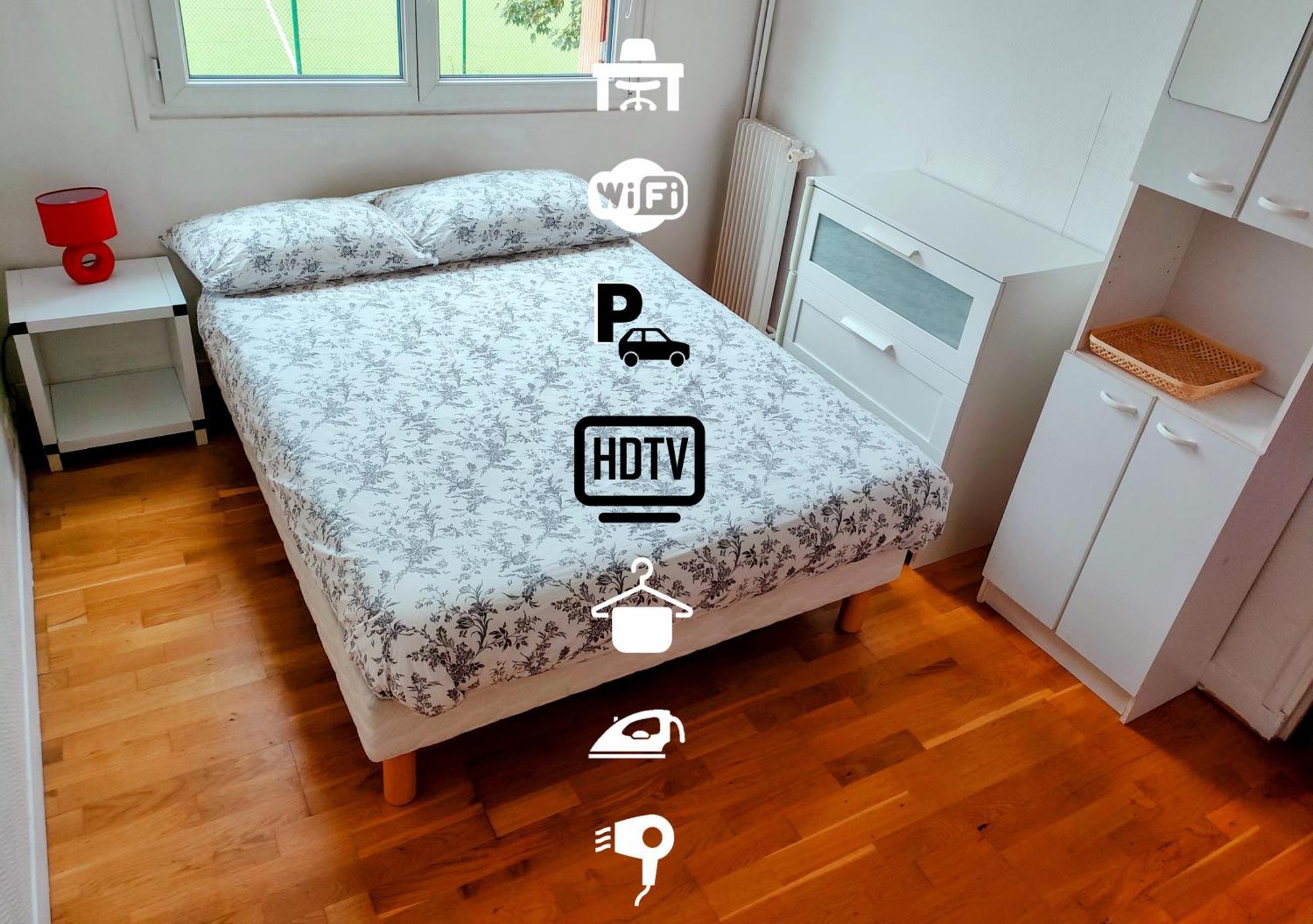 Room & Parking In Shared Appartment With Proprietor L 25 Mins From Paris Gare Du Nord, Cdg Airport & Stade De France Montmagny Exterior foto